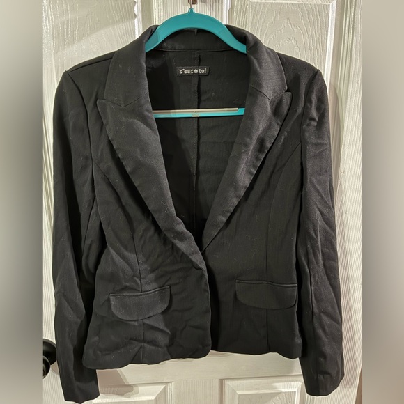 C’Est Toi Jackets & Blazers - C’est Toi Women’s Medium Black Blazer